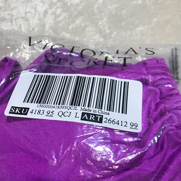 NEW * Victoria’s Secret Swim Purple Twist Bralette Bikini Top NWT Spring Break L - Picture 13 of 15